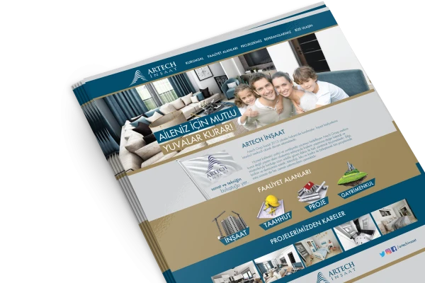 Artech Construction Corporate Website